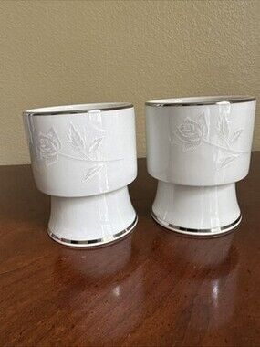 Treasure Chest Porcelain Candle Holders Eternal Rose -2